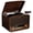 Walnut, variant on Electrohome Kingston 7-in-1 Vintage Vinyl Record Player Stereo System - 3-Speed Turntable Bluetooth AM/FM Radio CD Aux In RCA/Headphone Out Vinyl/CD to MP3 Recording & USB Playback w/ 32GB USB Drive