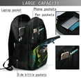 thumbnail image 4 of Balery Realistic Style Wolf Warrior Mochila con carga USB para hombre y mujer - Mochila impermeable y antirrobo para portátil con puerto USB para viajes, trabajo, estudios y universidad, 4 of 7