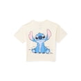 thumbnail image 3 of Lilo & Stitch Girls Embroidered Graphic Tee with Short Sleeves, Sizes 4-16, 3 of 3