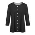 thumbnail image 4 of Fall Cardigan Sweaters for Women Lightweight 2026 Long Sleeve Button Down Open Front Cardigan, 2XL, 4 of 5