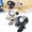 White+Black, variant on Portable Fan for Car,360° Rotation Clip on Hands-Free Personal Cooling Fan with LED Display for Car Visor & Roof Handles,Waist & Umbrella