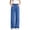 Blue, variant on TKKCS Girls Baggy Straight Jeans Loose Fit Pull On Casual Elastic High Waist Washed Denim Pants Blue 9-10 Years