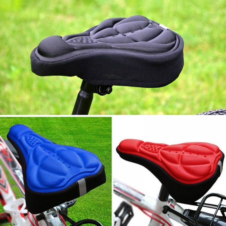 Cycling Bicycle Gel Pad Bike Seat Saddle Cover 3D Soft Cushion