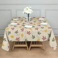 thumbnail image 3 of Autumn Fall Leaves Pattern Square Tablecloth,Waterproof Square Table Cover,Wipeable Spillproof Washable Table Cover for Home Kitchen Party Decor 42"X42"(107x107cm), 3 of 6