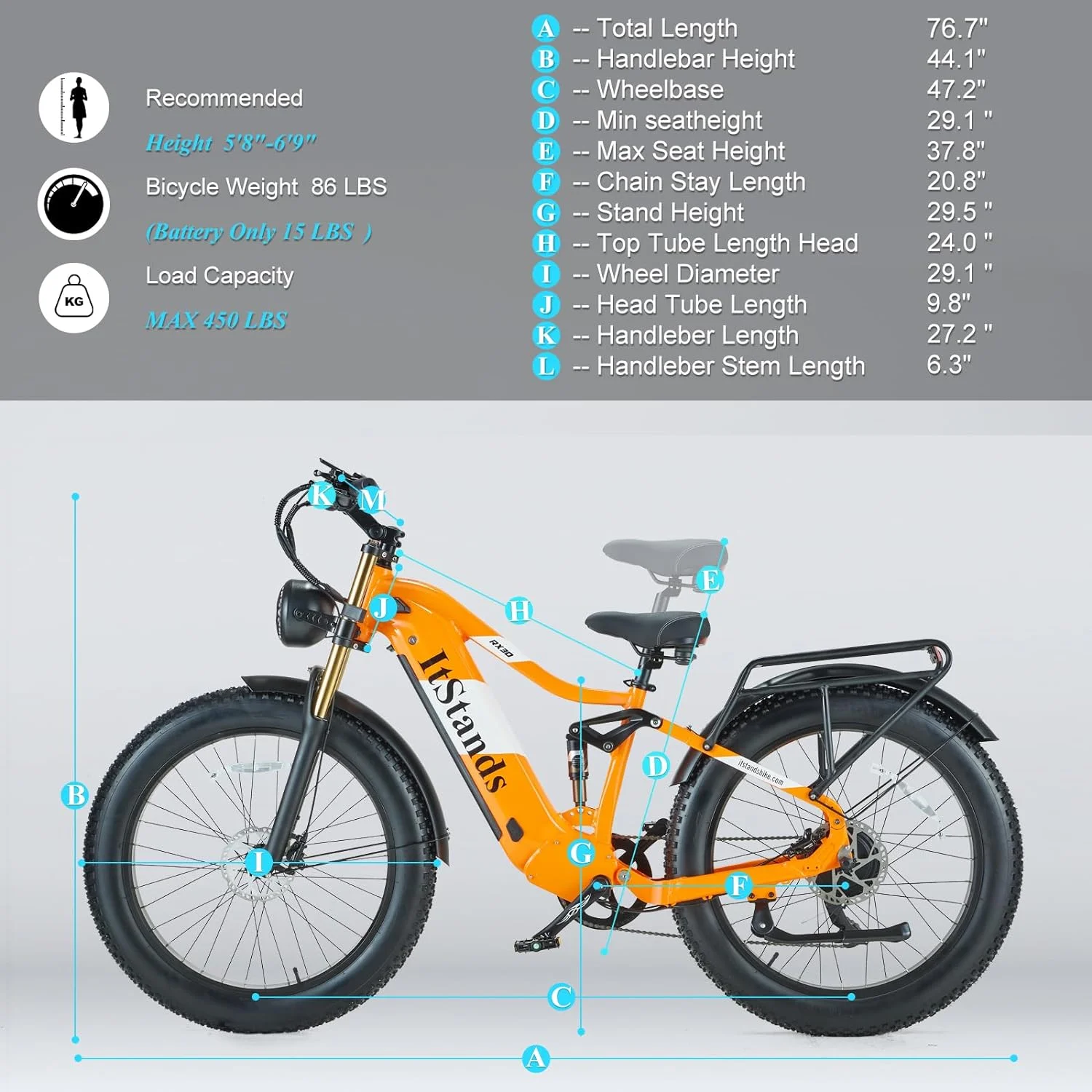 Dual Motors 2000W Electric Bike for Adult 48V 30AH Removable Battery Ebike 26"X4"Fat Tire up to 30MPH &120 Miles Long Range Off Road Beach Mountain Full Suspension Electric Bicycle
