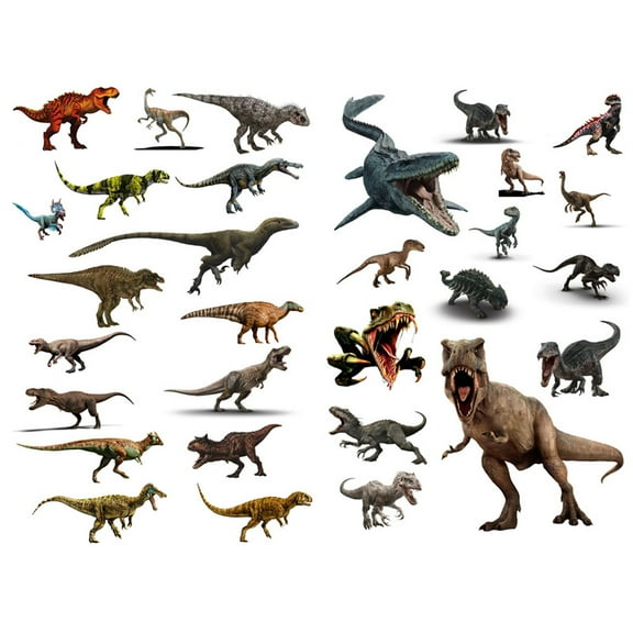 Jurassic Dinosaurs Precut Cute Aesthetic Diary Travel Paper Junk Journal Stickers Scrapbooking Stationery Sticker Flakes Art Supplies