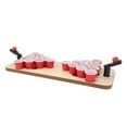 thumbnail image 1 of Tablero De Mesa De Pongos De Cerveza, Mesa Segura Y Duradera De Mesa De Cerveza Pong De Madera De Pino Y Plástico Gran Regalo Para Adultos Para La Fiesta, 1 of 7