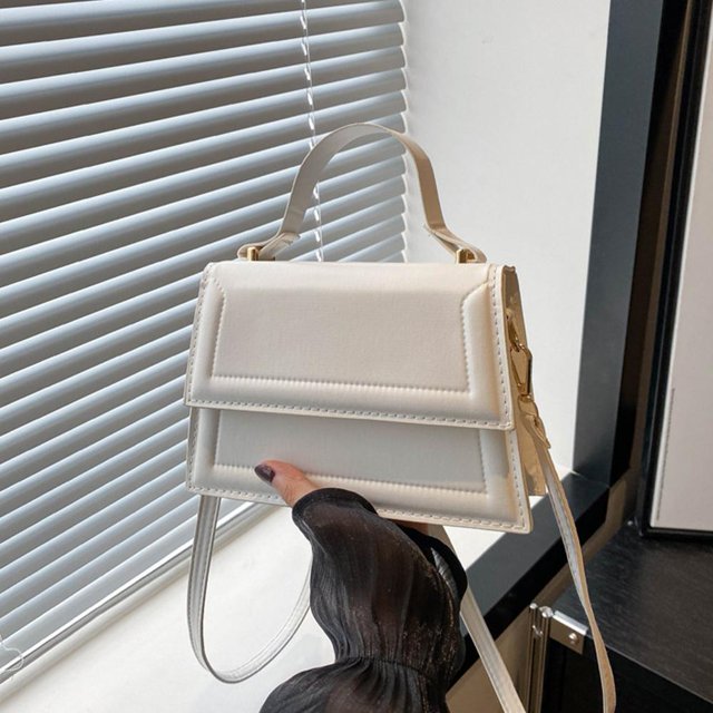Ruifaya Bolso de hombro para mujer de color sólido, diseño minimalista, moderno y elegante