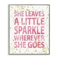 thumbnail image 5 of The Kids Room by Stupell She Leaves a Little Sparke Framed Wall Art by Susan Newberry Designs, 5 of 5