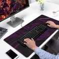 thumbnail image 2 of Pink and Purple Advanced Line&nbsp;mouse Padswaterproof,rubber+multispandexwashable Line Series MousepadsDesk Pad for Office Home Game 31.5x15.7inches, 2 of 7