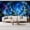 Color 1, variant on Glowing Blue Mushrooms Magical Forest Serene Stream Night Peel and Stick Wall Murals 69"H x 96"W Removable PVC Wallpaper Self-Adhesive Wall Paintings for Bedroom Living Room