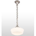 thumbnail image 7 of Meyda 161815 12 in. Revival Schoolhouse with Traditional Globe Pendant, Polished Nickel - Lodge Art Glass Contemporary, 7 of 7
