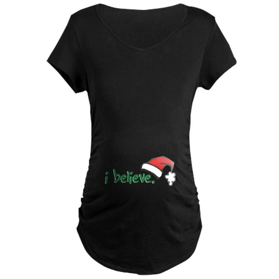 CafePress - I Believe. Maternity Dark T Shirt - Maternity Dark T-Shirt