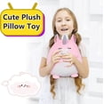 thumbnail image 4 of 8" Pink Unicorn Plush Pillow Toy Squishy Stuffed Animal Plushie Pillow Cute Unicorn Huggable Toy Kawaii Soft Cushion, 4 of 4