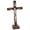 brown, variant on Jiibva Wood Cross Crucifix Wall Cross Statue Figurine Baroque Crucifixion Catholic Jesus Desktop Ornament Christian Home Decoration