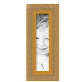thumbnail image 2 of ArtToFrames 4" x 16" Majestic  Gold Picture Frame, 4x16 inch Silver Wood Poster Frame (WOM-5122), 4 Pack, 2 of 6