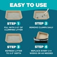 thumbnail image 3 of LumaKa Pets Disposable Cat Litter Box - Large, 5-Pack, Extra Thick & Sturdy, Leak Resistant, Odor Resistant, No Scrubbing, Biodegradable, 3 of 10