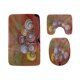 thumbnail image 1 of ABPHQTO Caracoles terrestres coloridos juntos Juego de alfombras de baño de 3 piezas Alfombra de baño Alfombra de contorno y tapa de inodoro ABPHQTO Cont-CHAPPLE-34469, 1 of 2