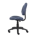 thumbnail image 4 of Boss Office Products Adjustable DX Fabric Posture Office Chair in Blue, 4 of 5
