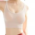 thumbnail image 6 of Women's Sports Bra Yoga Comfortable Wireless Underwear Sports Bras Sports Bra Beige M, 6 of 8