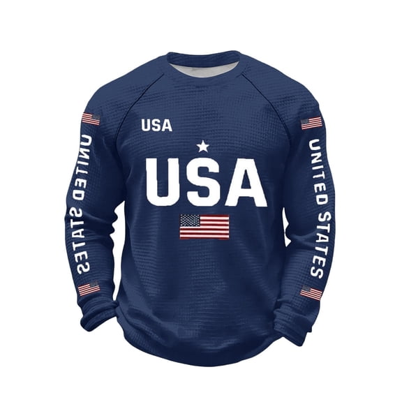 4th of July Polo Shirts for Men Patriotic Knit T Shirt Graphic Commemorative Independence Day Anniversary Casual Tee