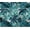 D103 - Teal Green, variant on Soimoi Waterproof Outdoor Fabric By The Yard | Leaves Theme on Black | 56" Wide | UV Resistant & Durable Taffeta Material for Cushions, Covers, Curtains, awning & DIY Projects