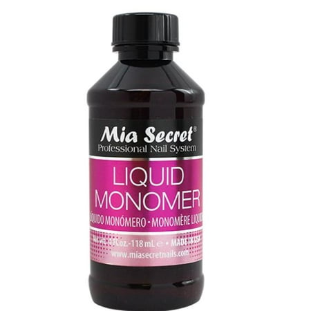 Mia Secret Liquid Monomer Professional Acrylic Nail Art System, 4 (What's The Best Acrylic Nail Products)
