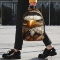 thumbnail image 2 of Disketp Funny Bald Eagle Mochila Escolar de 15 Pulgadas, Mochila Ligera para Estudiantes, Viajes y Trabajo, Cómoda y Resistente para el Uso Diario, 2 of 6