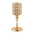thumbnail image 2 of Xihbxyly Artículos En Oferta Candelabro de Metal de Cristal con Cuentas de Cristal, Candelabro Alto En Velas Votivas, Elegante Centro de Mesa para Decoración de Bodas y Hogar, 2 of 6