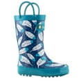 thumbnail image 2 of Oaki Kids Waterproof Rubber Rain Boots with Easy-On Handles, 2 of 3