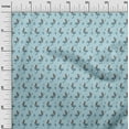 thumbnail image 3 of oneOone Georgette Viscose Light Blue Fabric Animal Sewing Fabric By The Yard Printed Diy Clothing Sewing Supplies 42 Inch Wide, 3 of 5