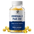 thumbnail image 7 of Omega-3 Fish Oil, with EPA & DHA Burpless Fish Oil Supplement, Supports Brain & Heart Health, 120 Count, 7 of 7