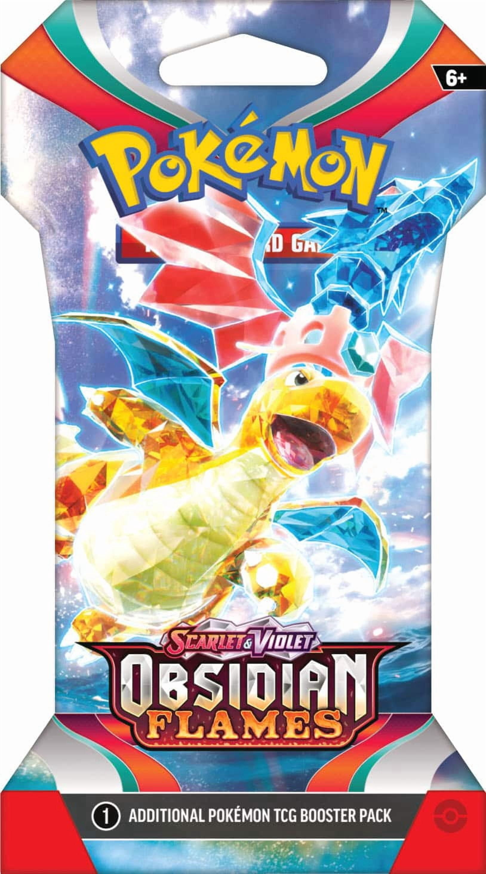 Pokemon Scarlet & Violet 3 Obsidian Flames Booster Pack Lot - 8 Packs