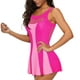 thumbnail image 3 of Traje de baño de una pieza Zando Hot Pink Splice para mujer, 3 of 6