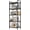 Black, variant on 5-Tier Kitchen Storage with Wooden Boards, Heavy Duty Storage Shelves & Bookshelf, Adjustable Metal Shelving Unit for Garage Kitchen Bathroom Laundry Organizer, 750LB Capacity, Black