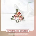thumbnail image 5 of Gymnture Christmas Brooch Pin Festival Brooch Badge Fashion Accessory Rhinestone Tree Brooch Pin, 5 of 10