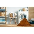 thumbnail image 2 of Ahgly Company Machine Washable Indoor Square Abstract Red Area Rugs, 8' Square, 2 of 7