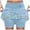 Light Blue, variant on Athletic Skorts Women with Pockets Size High Waist Golf Tennis Skirt Tummy Control Summer Floral Print Short (Sky Blue, XXL)