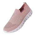 thumbnail image 2 of Womens Mesh Rhinestone Glitter Slip On Orthopedic Sneakers, Ladies Loafers Summer Casual Lightweight and Comfortable Flats Shoes, Breathable Non-Slip Sparkly Walking Shoes Dressy, 36, 2 of 8