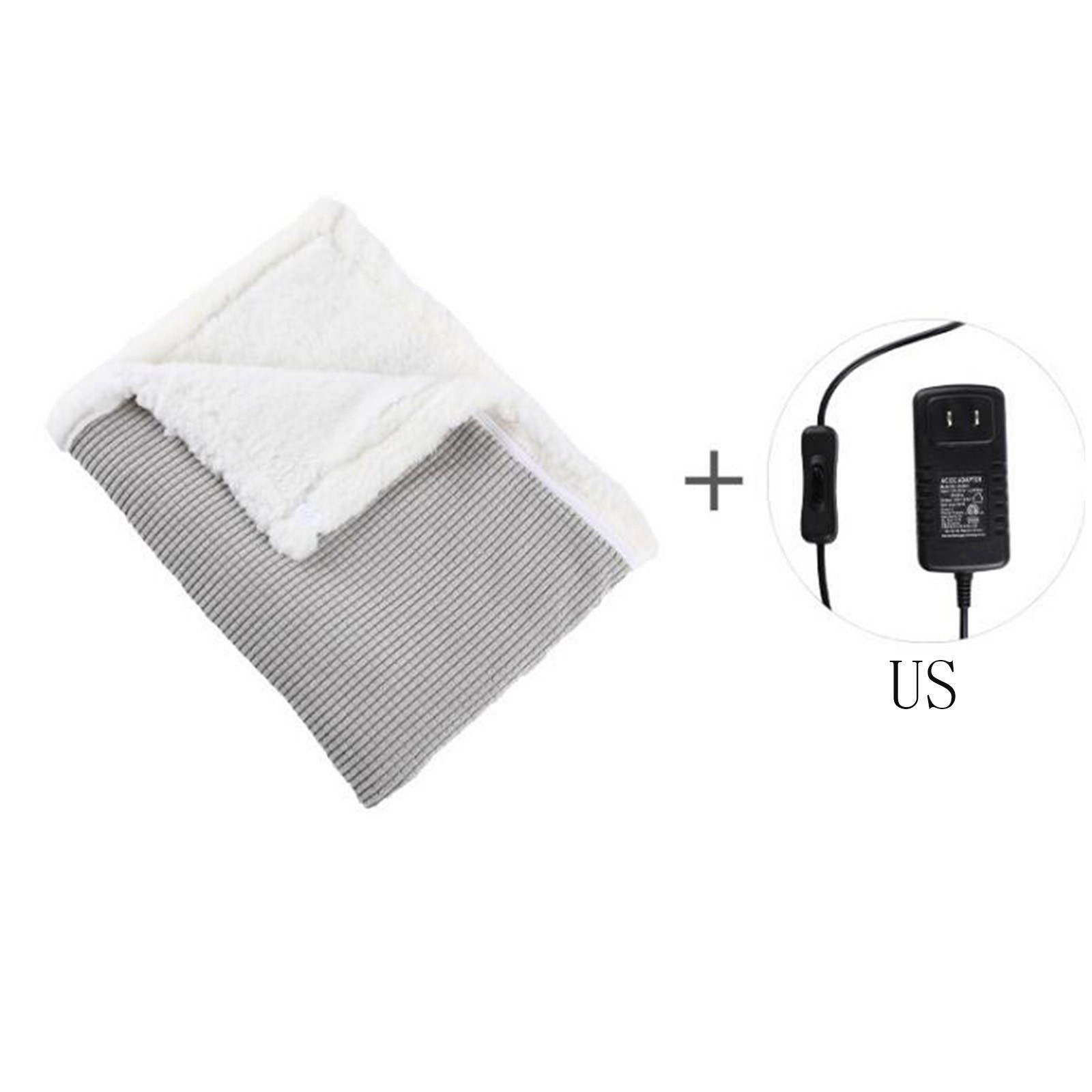 60X80cm Weighted Blanket Heated Blanket Soft Electric Blanket Machine Washable For Home Travel