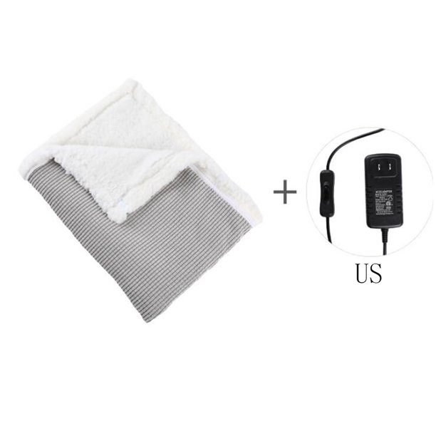 60X80cm Weighted Blanket Heated Blanket Soft Electric Blanket Machine Washable For Home Travel