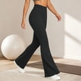 thumbnail image 6 of KICILVS Flare Leggings For Women High Waist Yoga Pants with Pockets Soft Stretch Pants for Workout and Daily Wear Black, 6 of 8