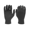 thumbnail image 3 of SHOWA 6112PF Sustainable EBT Latex-Free, Powder-Free, Nitrile Disposable Single Use Safety Gloves, 4 Mil, 9.5" Length, Black, Medium, (1 Box/100 Gloves), 3 of 5