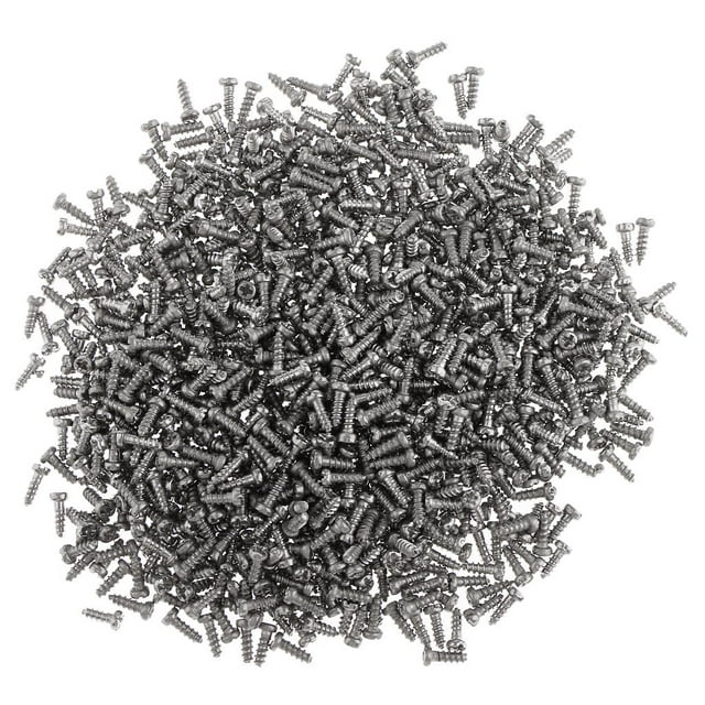 1000 Pièces Vis Autotaraudeuses en Acier Inoxydable Regarder Outils de Réparation de Lunettes -, 2,0 x 1,0 Mm 2,0 x 1,0 Mm