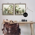 thumbnail image 3 of Stupell Industries Succulent House Plants Country Charm Botanical & Floral Painting Brown Floater Framed Canvas Art Print Wall Art, 25 x 25, Set of 2, 3 of 9