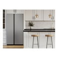thumbnail image 4 of Samsung Bespoke Counter Depth 23 cu. ft. Smart Side-by-Side Refrigerator with Beverage Center in White Glass RS23CB7600QL, 4 of 9