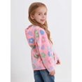 thumbnail image 5 of Hotiary 1-7Y Girls Winter Warm Casual Fleece Jacket Top Long Sleeve Zipper Hooded Sweatshirt Holiday Hoodies Coat, 5 of 8