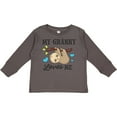 thumbnail image 3 of Inktastic My Granny Loves Me with Sloth and Hearts Boys or Girls Long Sleeve Toddler T-Shirt, 3 of 5