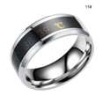 thumbnail image 4 of Qarigey Anillos de pareja Anillo delicado Sensor inteligente Temperatura corporal Pequeña ligereza Dedo Joyería Boda Mujeres Compromiso Ropa, zapatos y accesorios Miscelánea Plata 11 # Qarigey AP014832-30, 4 of 6