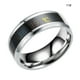 thumbnail image 2 of Sonducket Anillos de pareja Anillo delicado de acero inoxidable Sensor inteligente Temperatura corporal Joyería de dedo pequeño Hombres Regalos Ropa, zapatos y accesorios Miscelánea Plata 11 #, 2 of 6